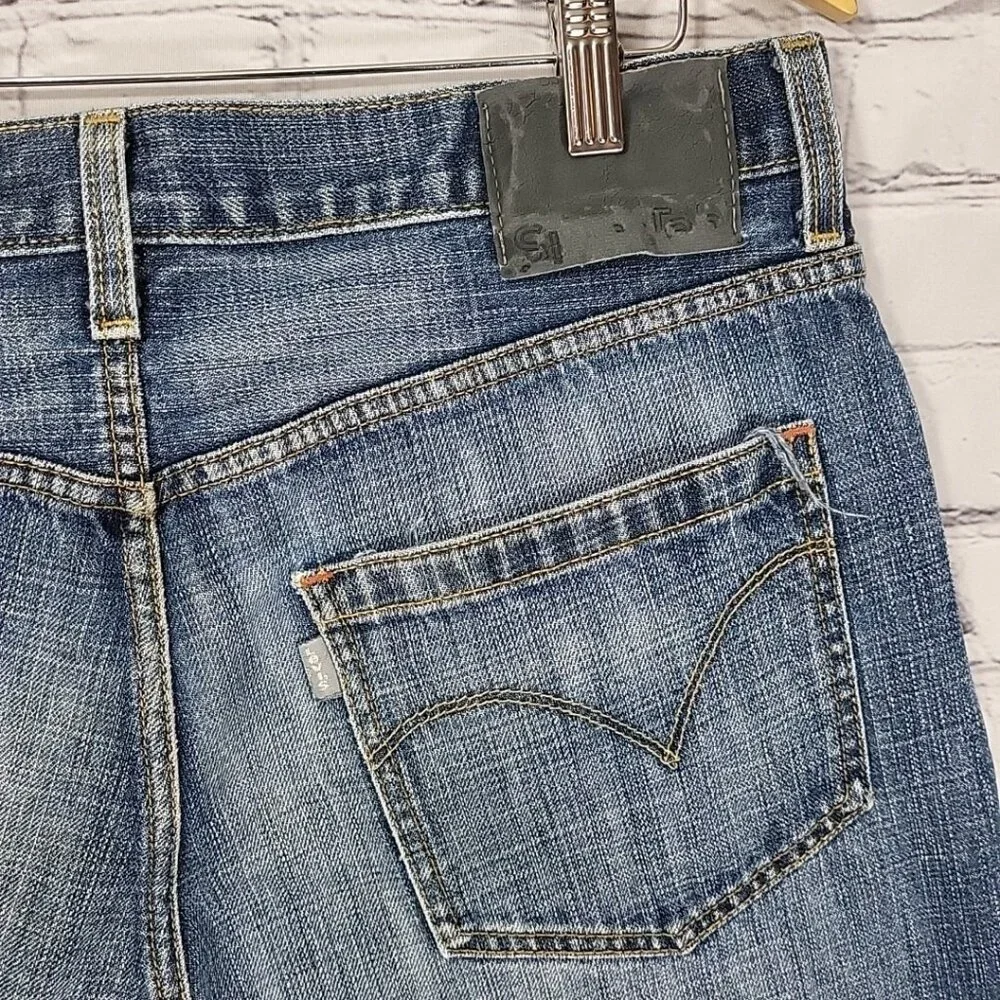Vintage Levi's SIlvertab Jeans Cut Off Shorts Men's‎ 34 Baggy Distressed Skater